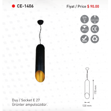 CE-light CE-1406-Ledli Duvar Aplik